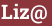 Brick with text Liz@