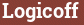 Brick with text Logicoff