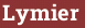 Brick with text Lymier