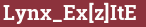 Brick with text Lynx_Ex[z]ItE