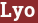 Brick with text Lyo