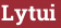 Brick with text Lytui