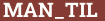 Brick with text MAN_TIL