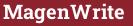 Brick with text MagenWrite