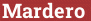 Brick with text Mardero