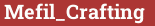 Кирпич с текстом Mefil_Crafting