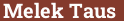 Brick with text Melek Taus