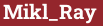 Brick with text Mikl_Ray