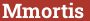 Brick with text Mmortis