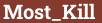 Brick with text Most_Kill