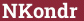 Кирпич с текстом NKondr