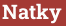 Brick with text Natky