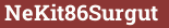 Brick with text NeKit86Surgut