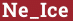 Brick with text Ne_Ice