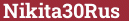 Brick with text Nikita30Rus
