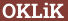 Brick with text OKLiK