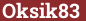 Brick with text Oksik83