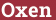Кирпич с текстом Oxen