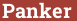 Brick with text Panker