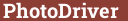 Brick with text PhotoDriver
