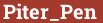 Brick with text Piter_Pen