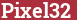 Кирпич с текстом Pixel32