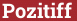 Brick with text Pozitiff