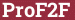 Brick with text ProF2F