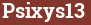 Brick with text Psixys13