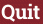 Кирпич с текстом Quit