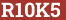 Кирпич с текстом R10K5