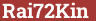 Brick with text Rai72Kin