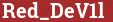 Brick with text Red_DeV1l