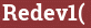 Brick with text Redev1(