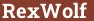 Brick with text RexWolf