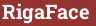 Brick with text RigaFace