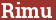 Brick with text Rimu