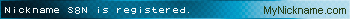 Nickname S8N is registered