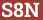 Кирпич с текстом S8N
