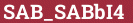 Brick with text SAB_SABbI4