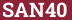 Brick with text SAN40