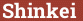 Brick with text Shinkei