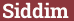 Brick with text Siddim