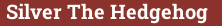 Brick with text Silver The Hedgehog