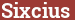 Кирпич с текстом Sixcius
