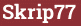 Brick with text Skrip77