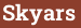 Кирпич с текстом Skyars