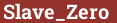 Brick with text Slave_Zero