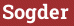 Brick with text Sogder