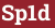Brick with text Sp1d